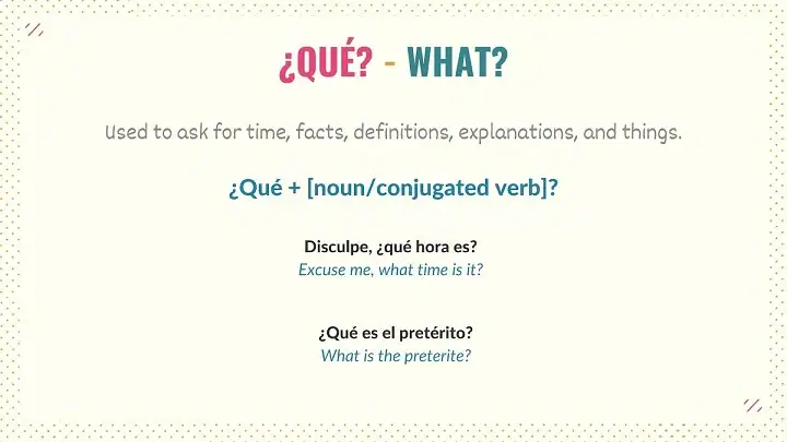 What in Spanish: Meaning, Pronunciation, and Daily Use what in spanish