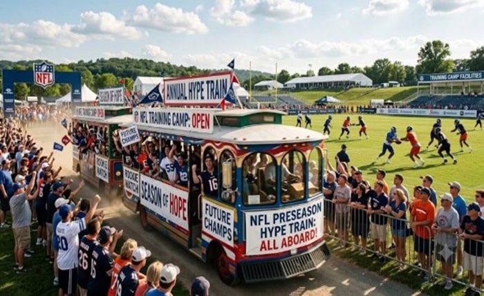 NFL Training Camps Are Officially Open, Which Means It’s Time For The Annual Preseason Hype Train NFL Training Camps Are Officially Open Which Means Its Time For The Annual Preseason Hype Train